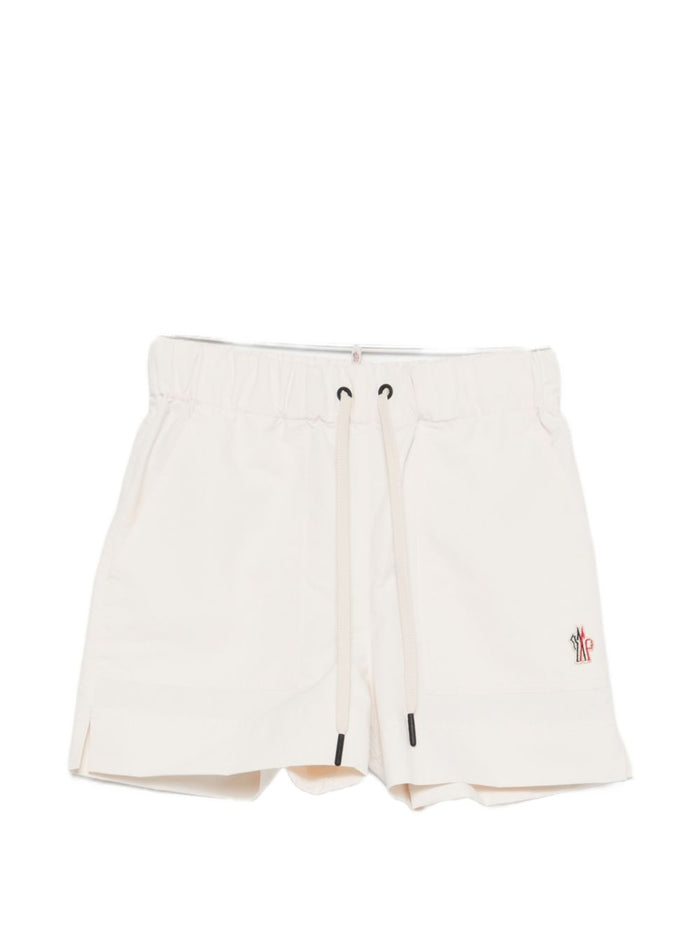 MONCLER GRENOBLE Shorts White Polyester