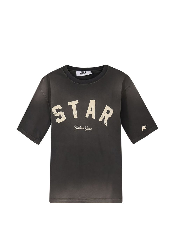 Golden Goose T-shirts and Polos Grey Cotton