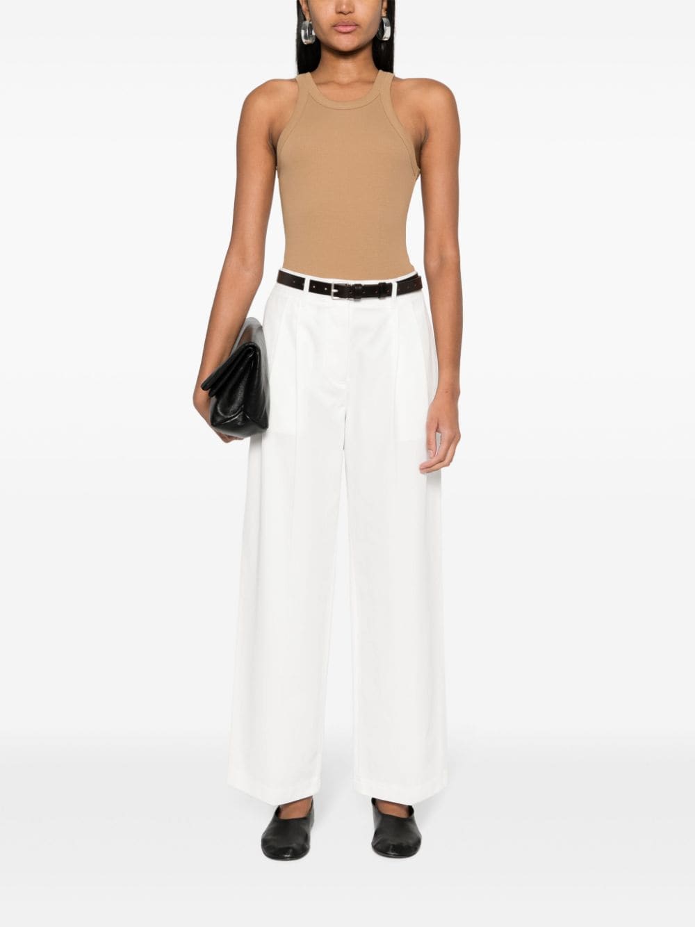 TOTEME MAIN Trousers White Outer: Organic Cotton