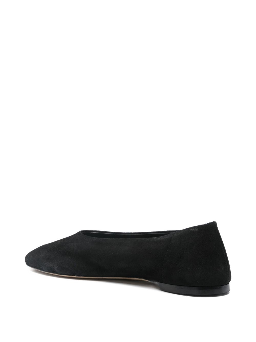 TOTEME MAIN Flat shoes Black Outer: Calf Suede