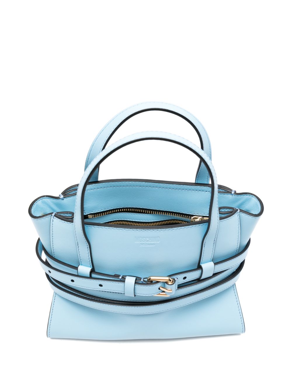 Moschino Bags Clear Blue Outer: Calf Leather