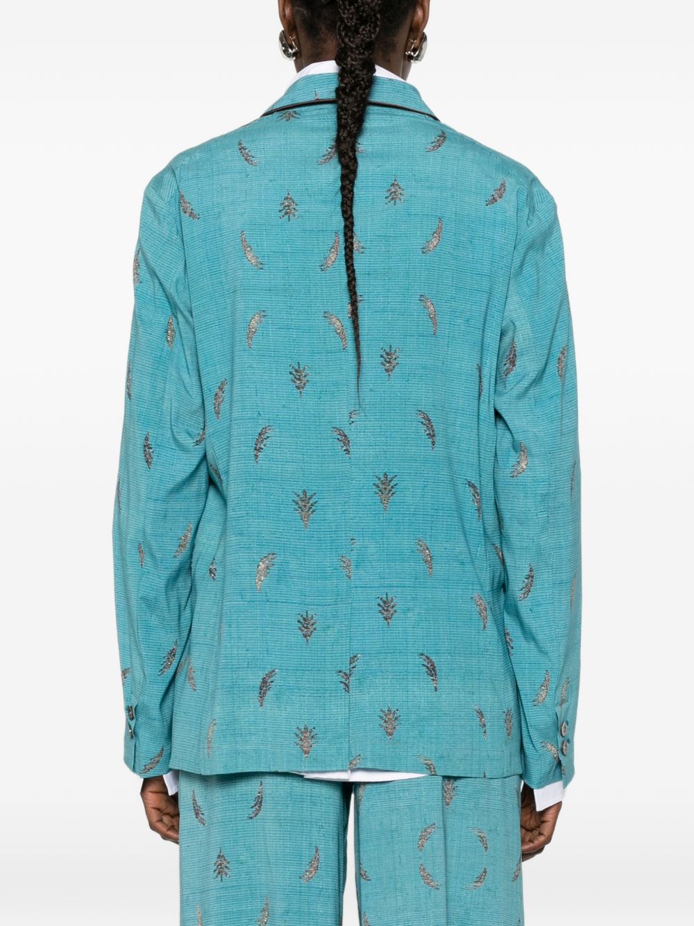 Pierre Louis Mascia Jackets Clear Blue Silk