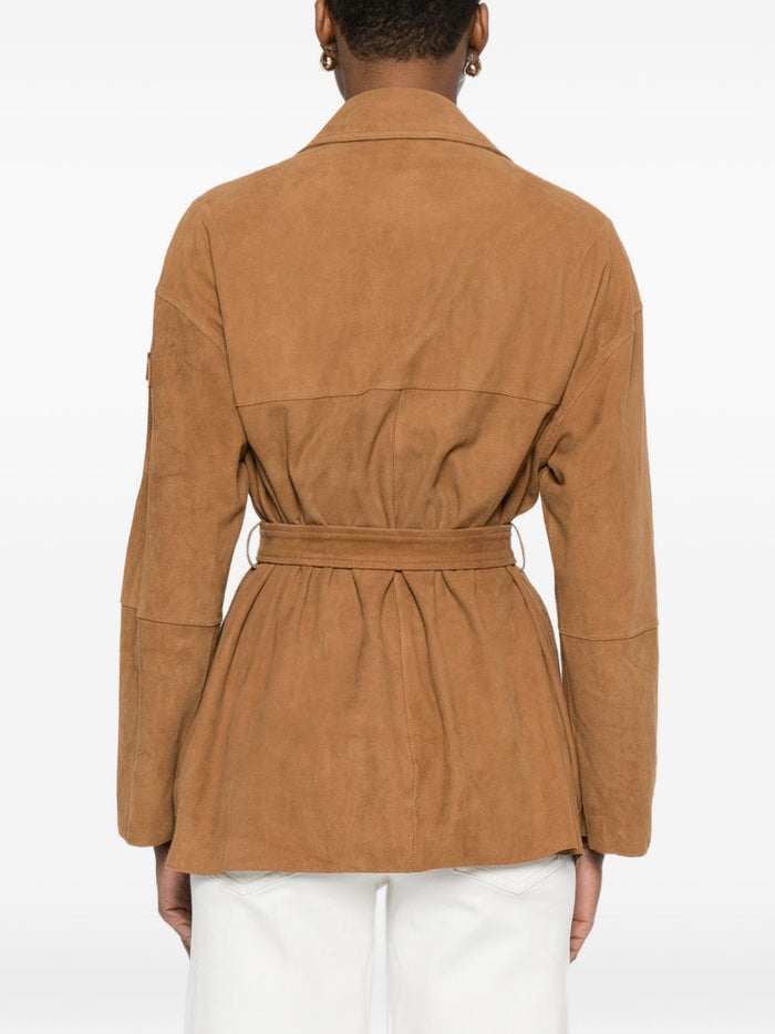 Peuterey Jackets Brown Calf Suede