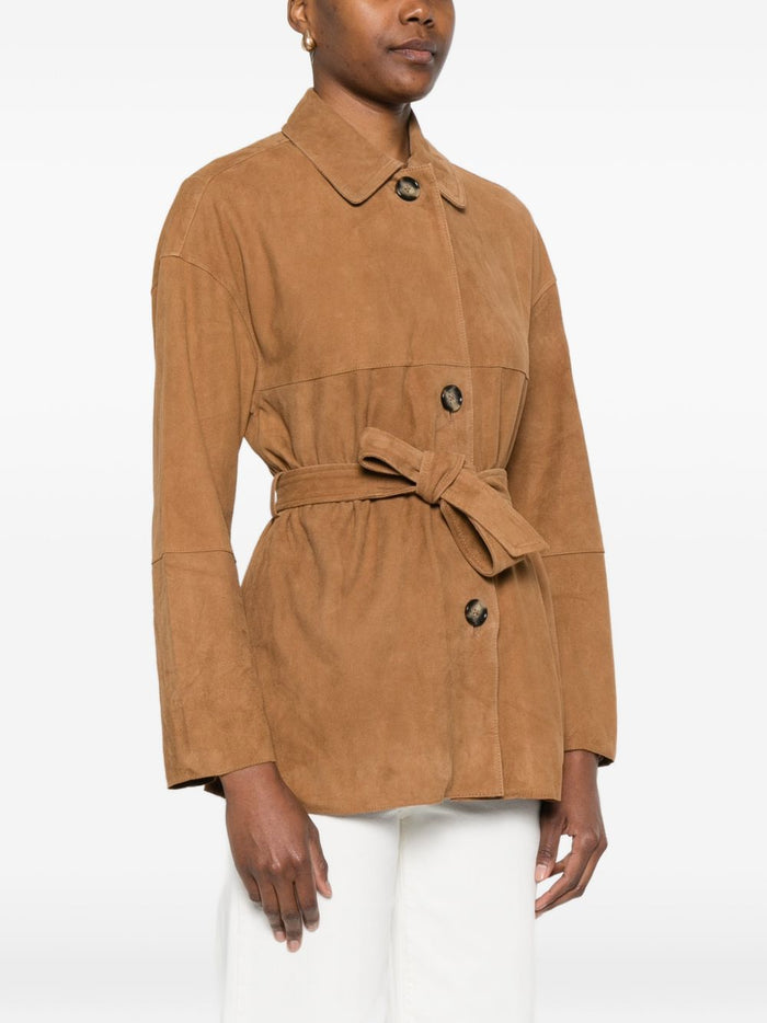 Peuterey Jackets Brown Calf Suede