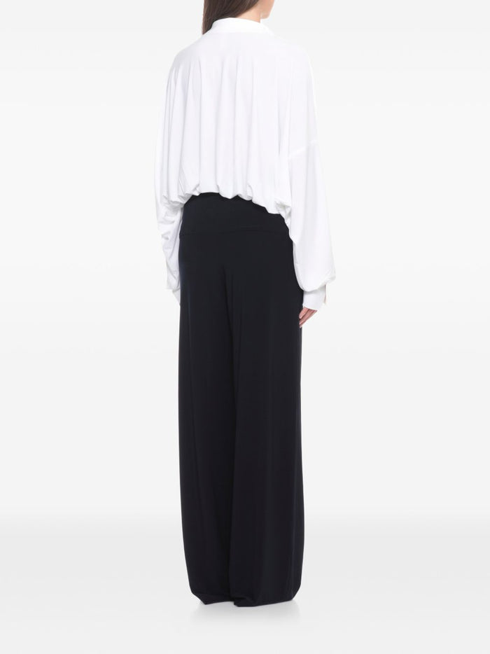 Norma Kamali Shirts White Polyester Elastane