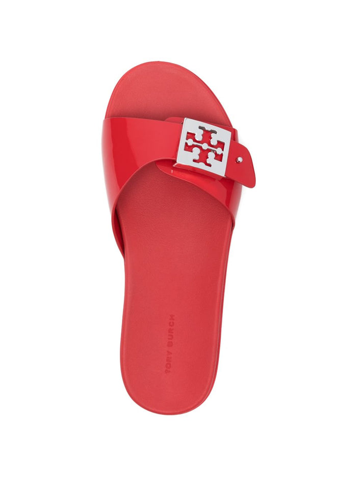 Tory Burch Sandals Red Outer: Polyurethane