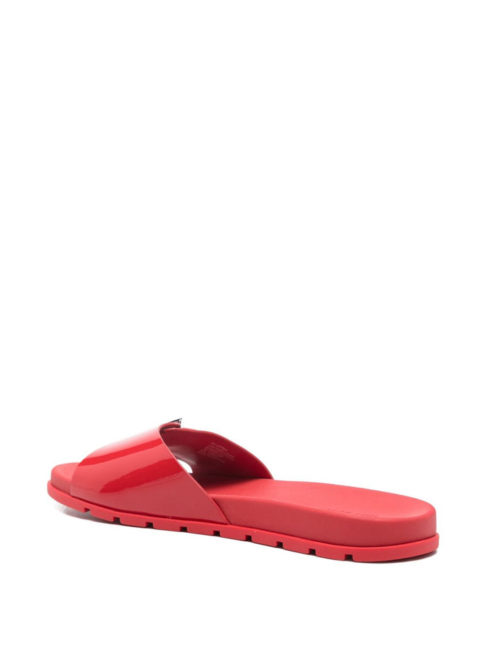 Tory Burch Sandals Red Outer: Polyurethane