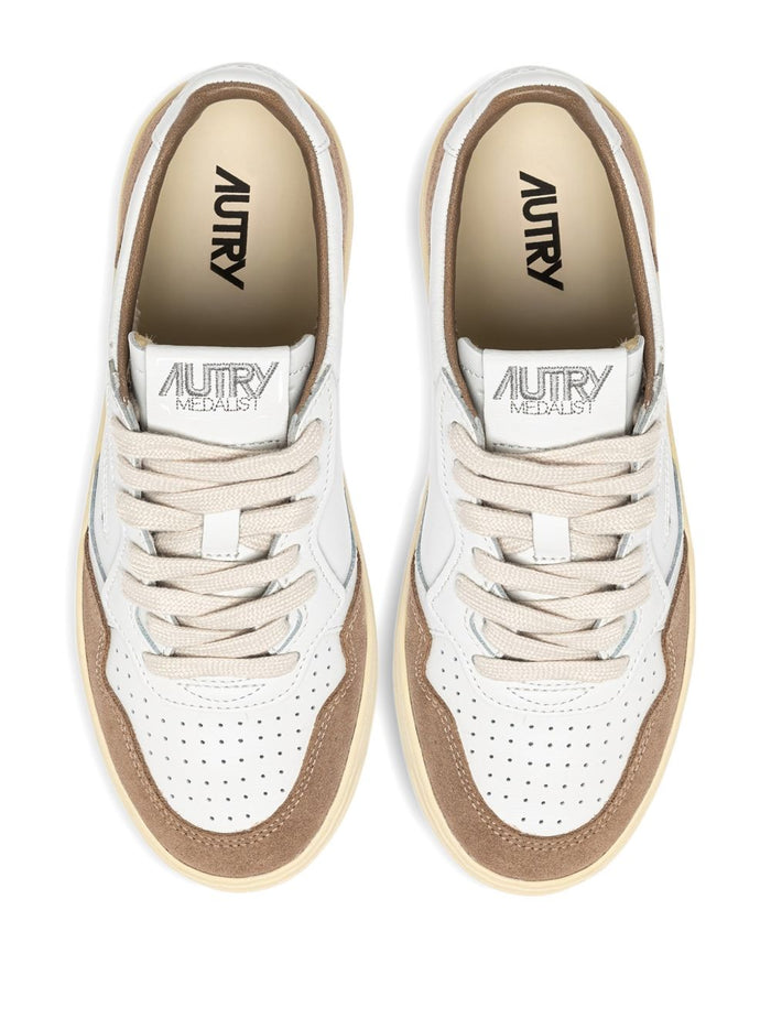 AUTRY Sneakers Marrone Chiaro Calf Leather
