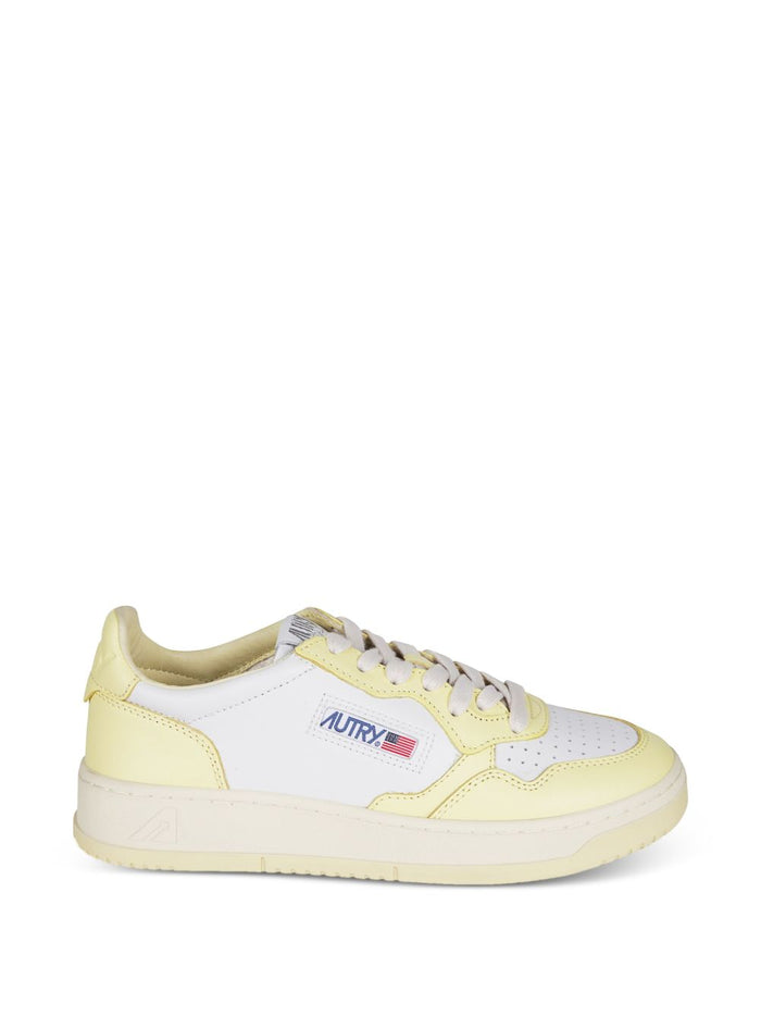 AUTRY Sneakers Yellow Calf Leather