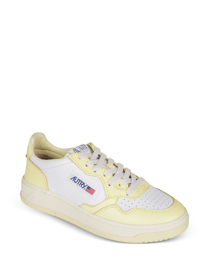 AUTRY Sneakers Yellow Calf Leather
