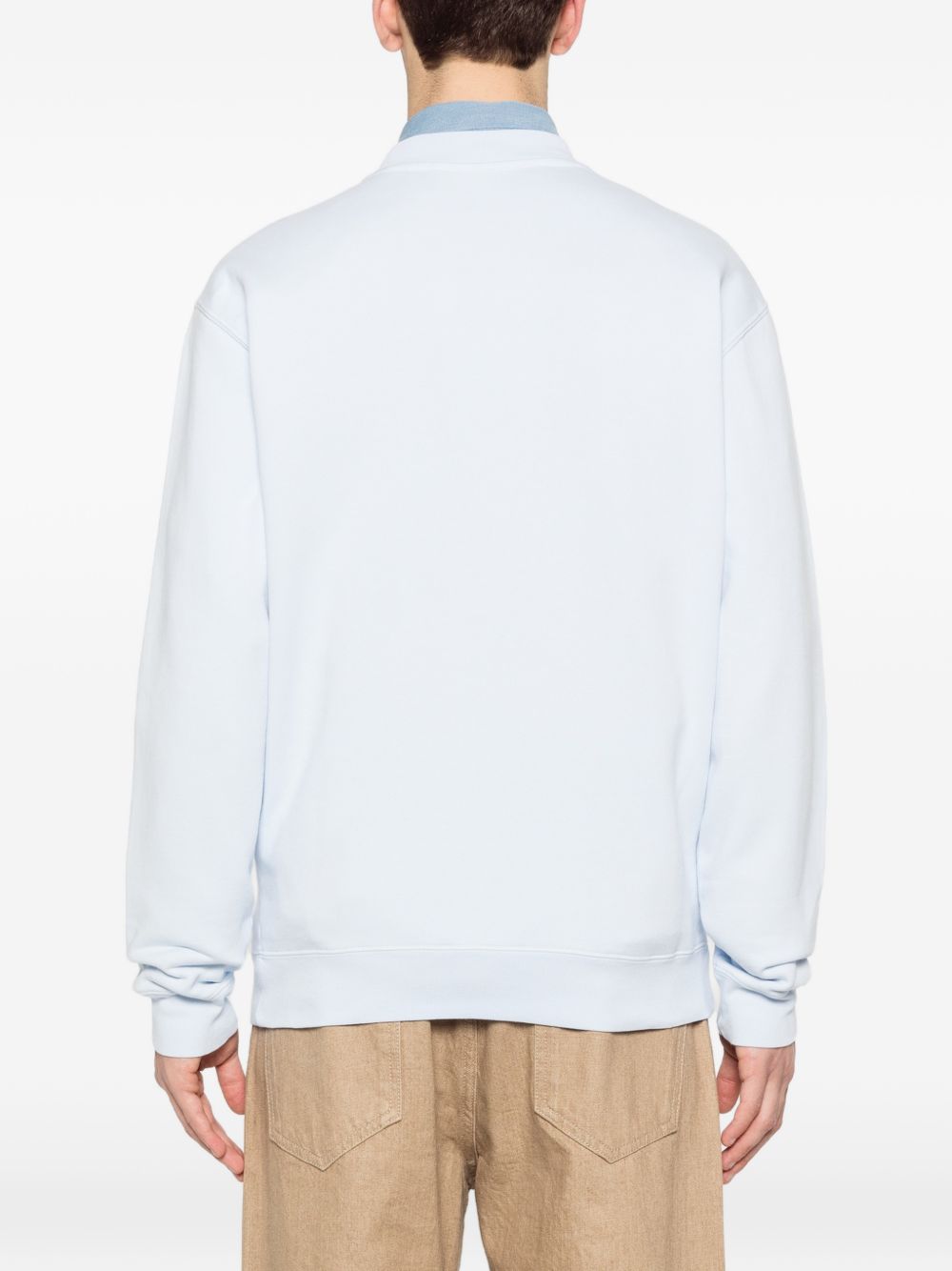 JACQUEMUS Sweaters Clear Blue Principal:cotton