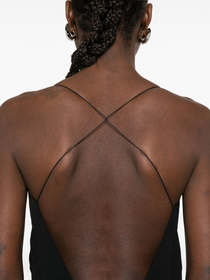 JACQUEMUS Dresses Black Principal:viscose Polyamide