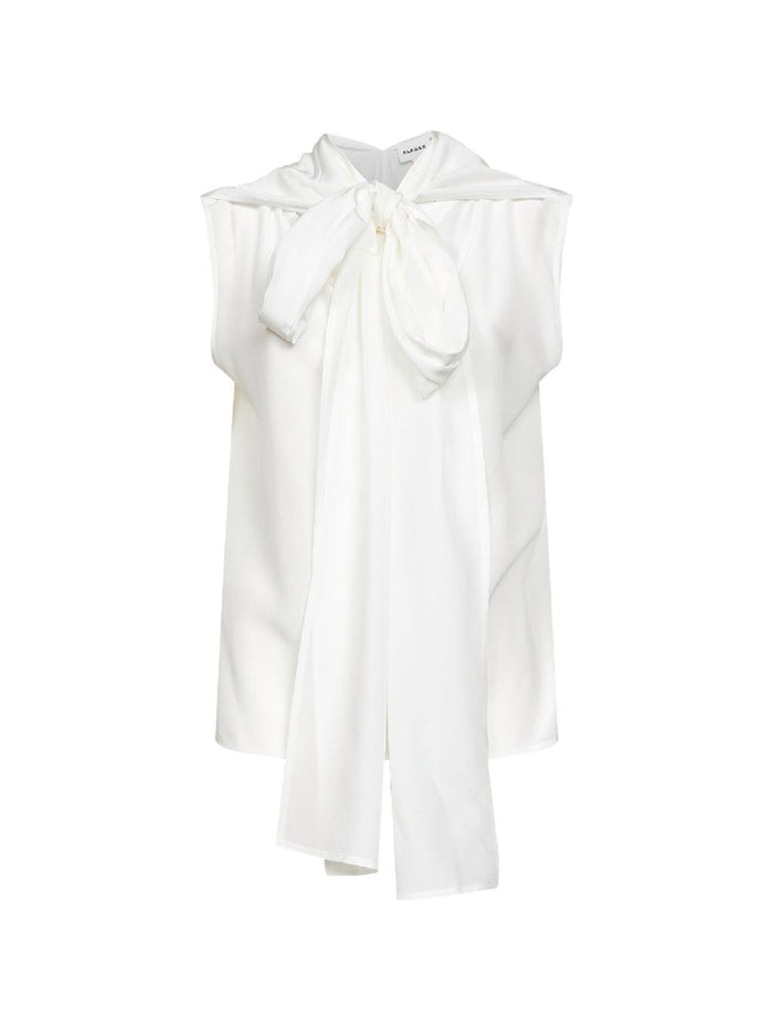 Parosh Top Cream Silk