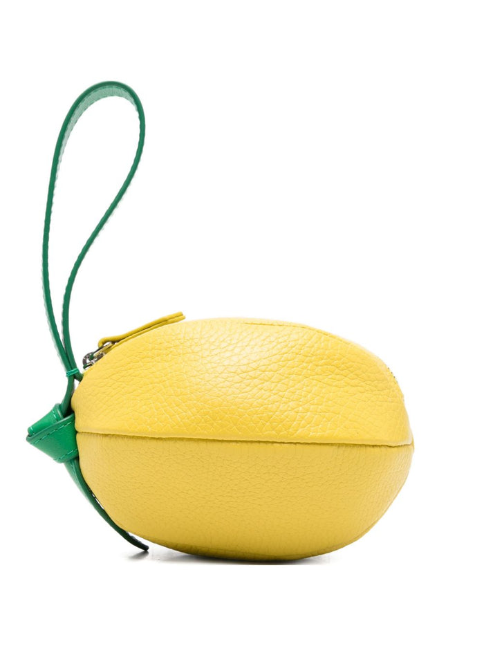 HEREU Wallets Yellow Calf Leather