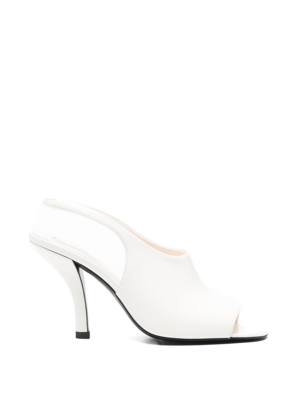 TOTEME MAIN With Heel White Calf Leather 100 %