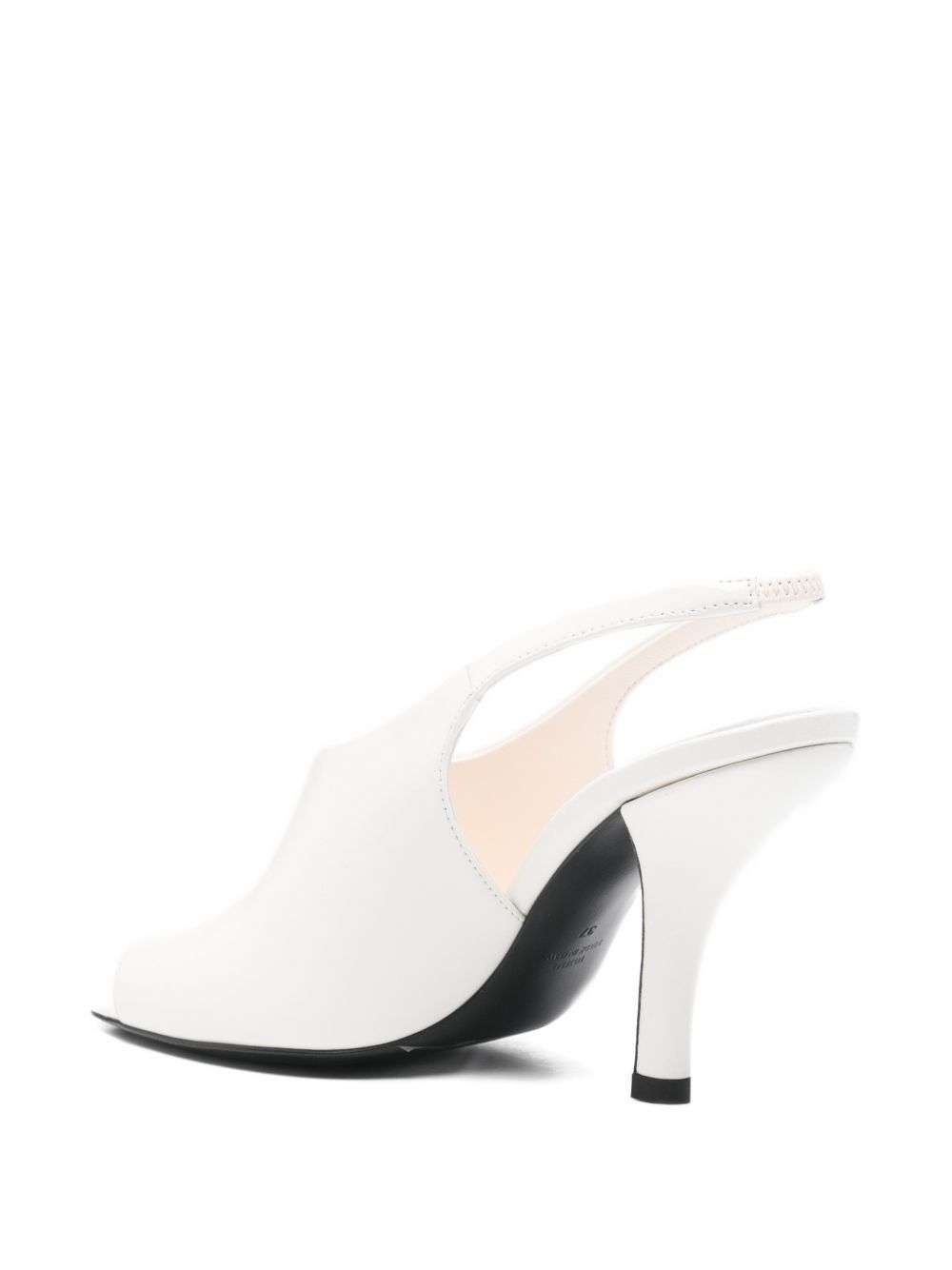 TOTEME MAIN With Heel White Calf Leather 100 %