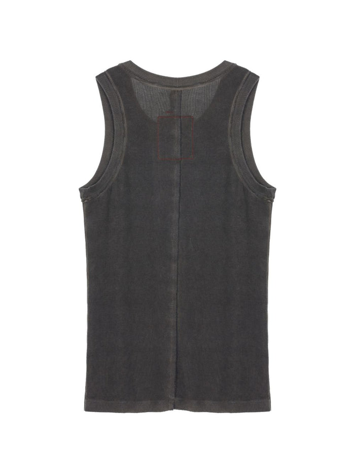 Uma Wang Top Grey Elastane Viscose