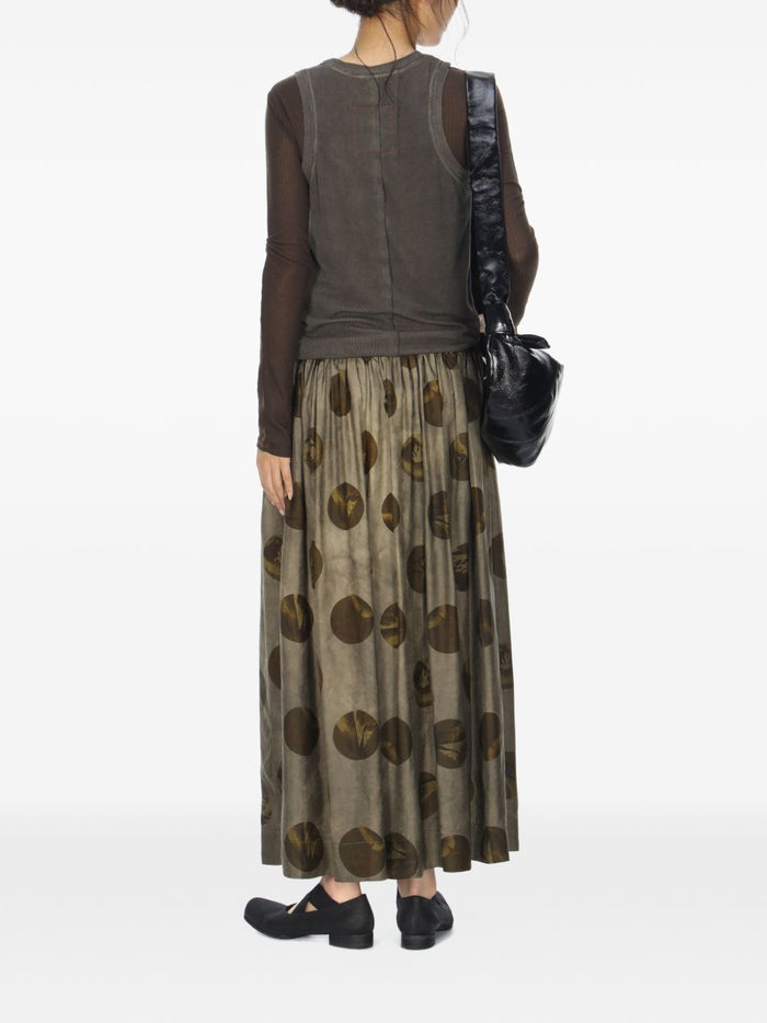 Uma Wang Top Grey Elastane Viscose