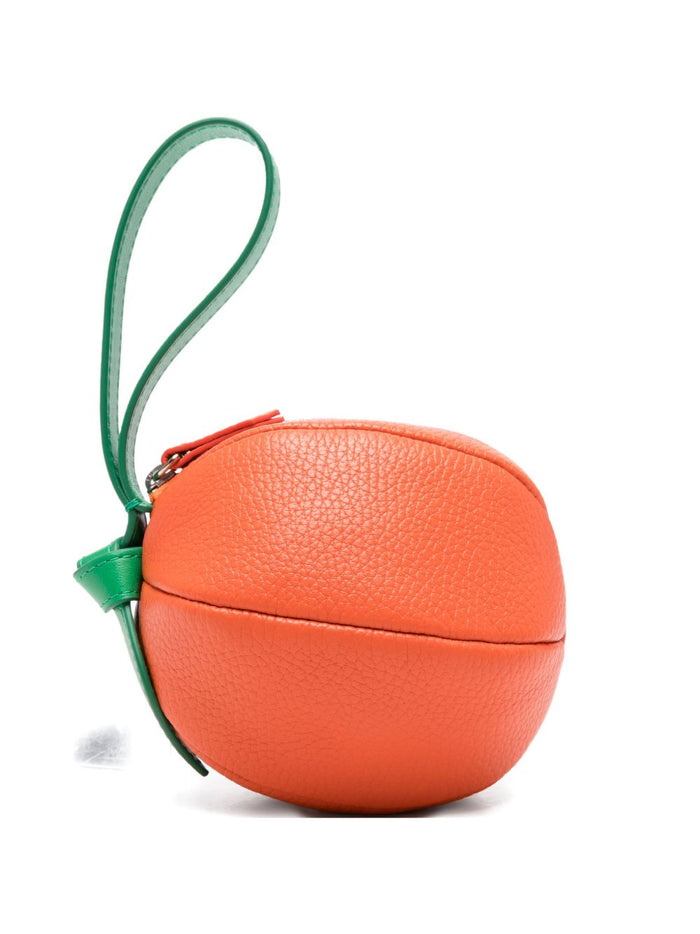 HEREU Wallets Orange Outer: Calf Leather