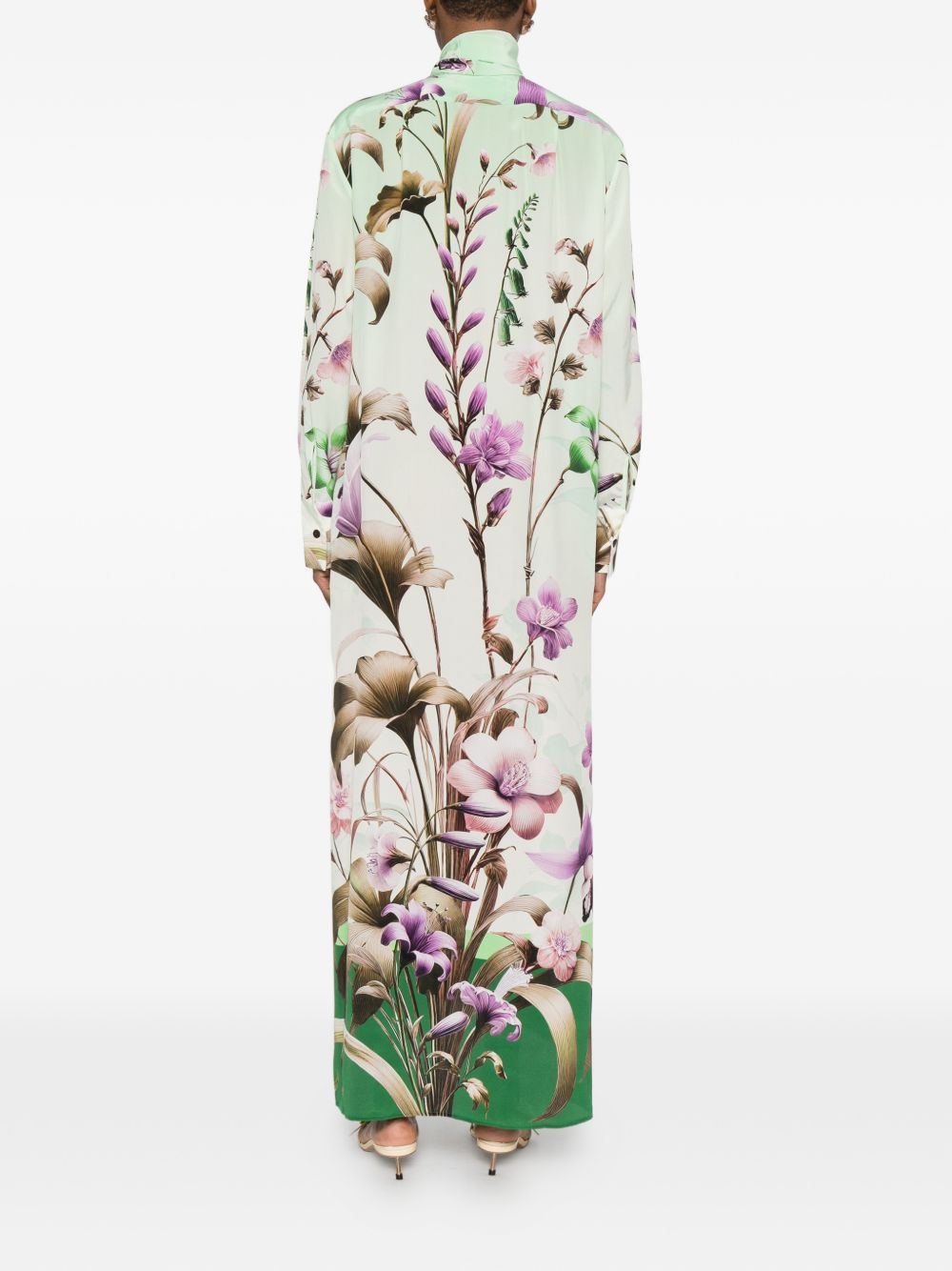 F.R.S . Dresses Green Silk