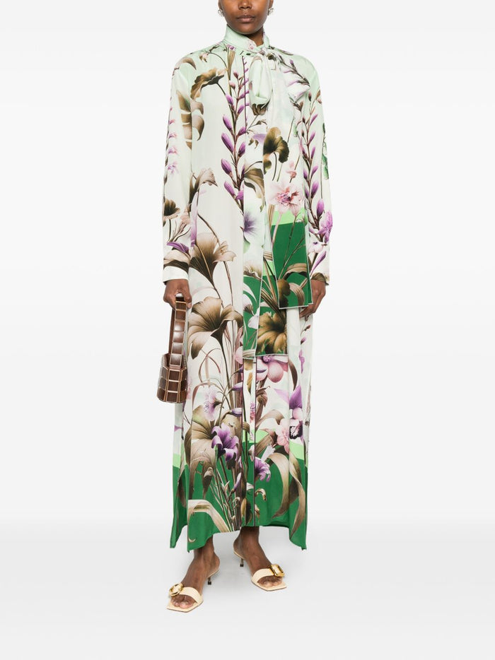 F.R.S . Dresses Green Silk