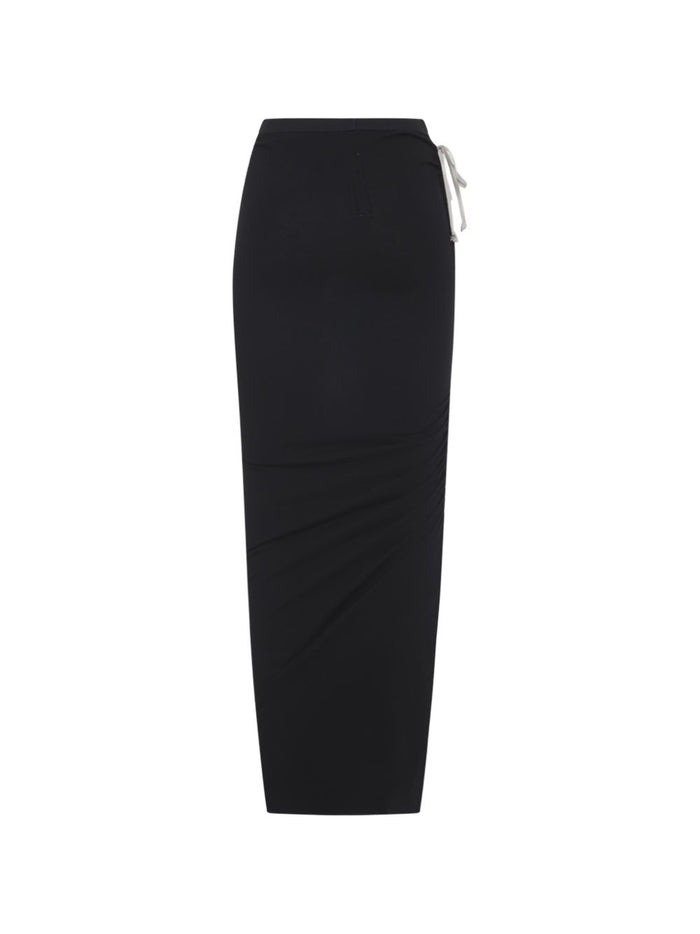 Rick Owens Skirts Black Cotton