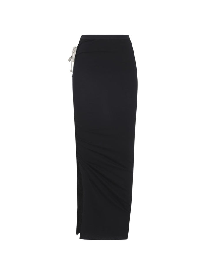 Rick Owens Skirts Black Cotton