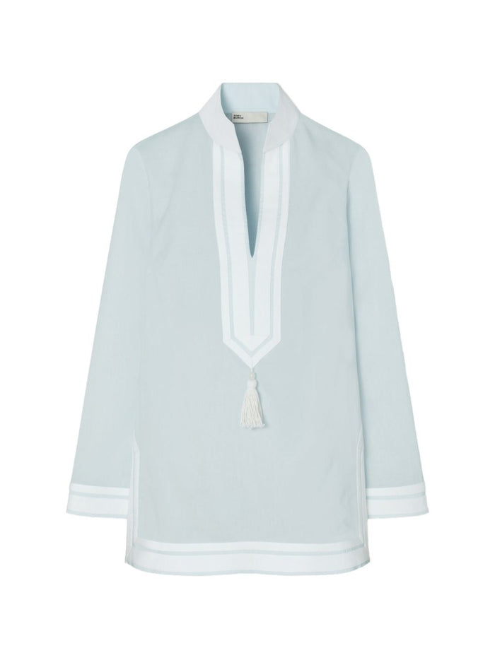 Tory Burch Dresses Blue Cotton