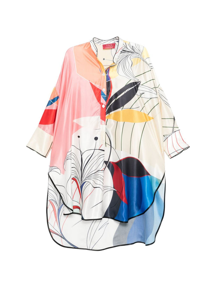 F.R.S . Dresses MultiColour Viscose