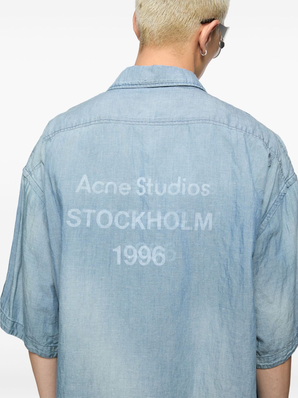 Acne Studios Shirts Clear Blue