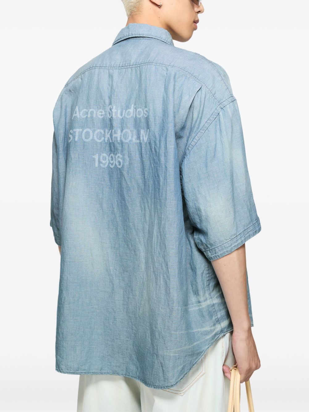 Acne Studios Shirts Clear Blue