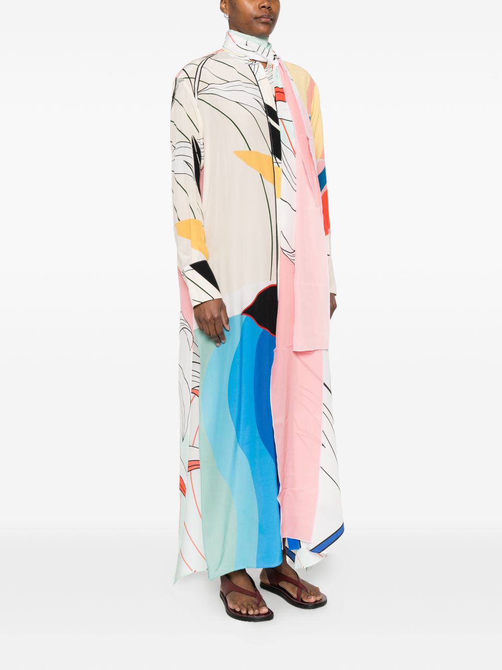 F.R.S . Dresses MultiColour Silk
