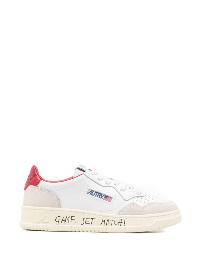 AUTRY Sneakers Red Calf Leather