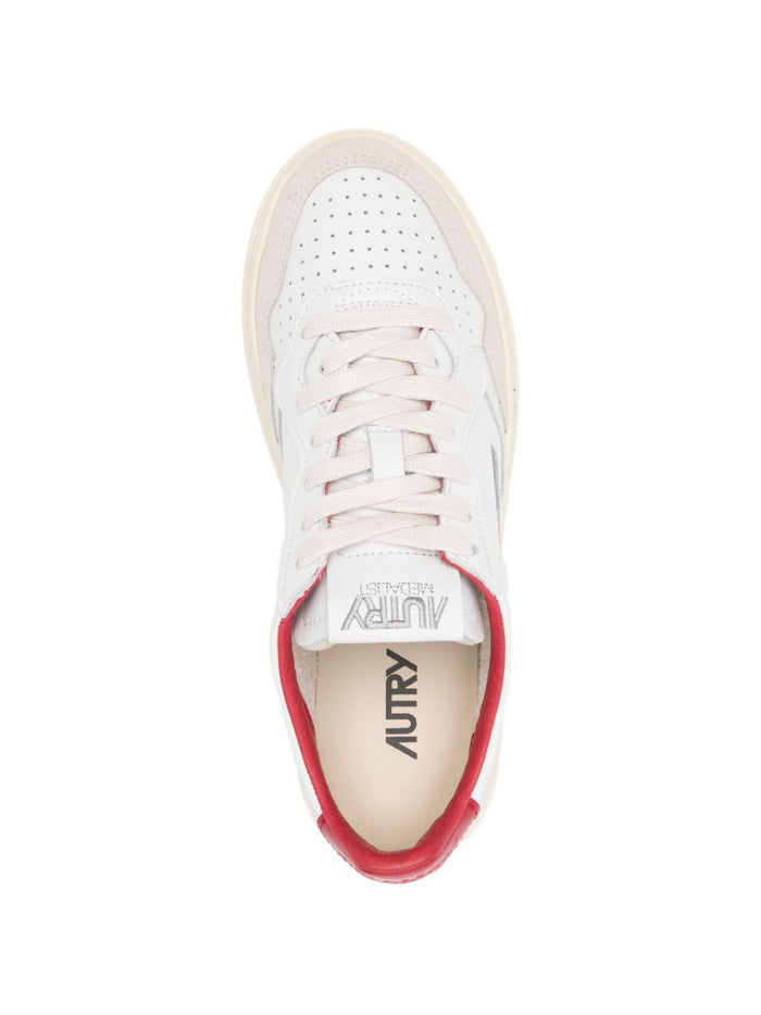 AUTRY Sneakers Red Calf Leather