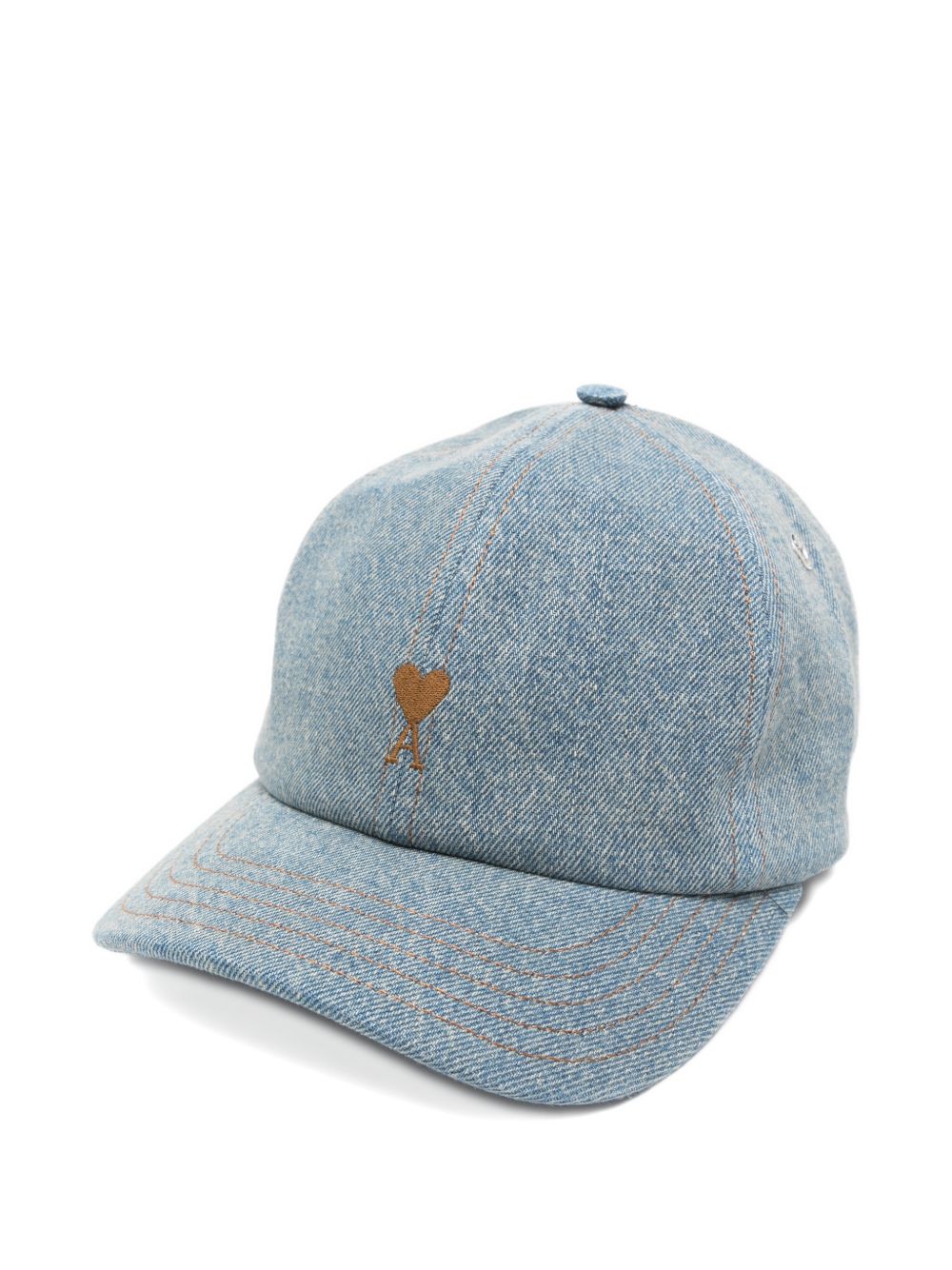 Ami Paris Hats Clear Blue Cotton