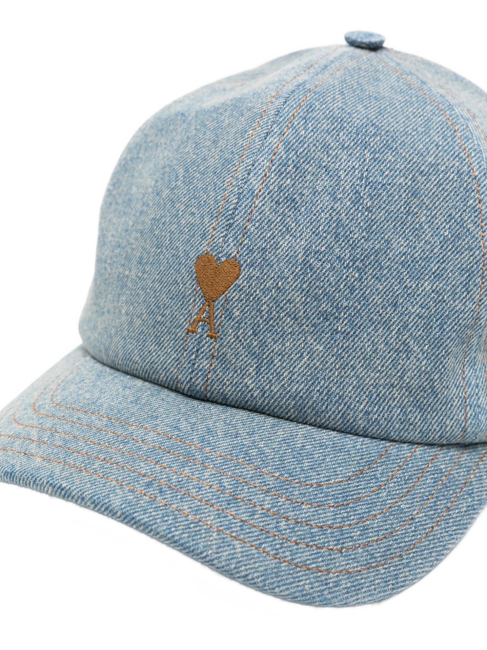Ami Paris Hats Clear Blue Cotton