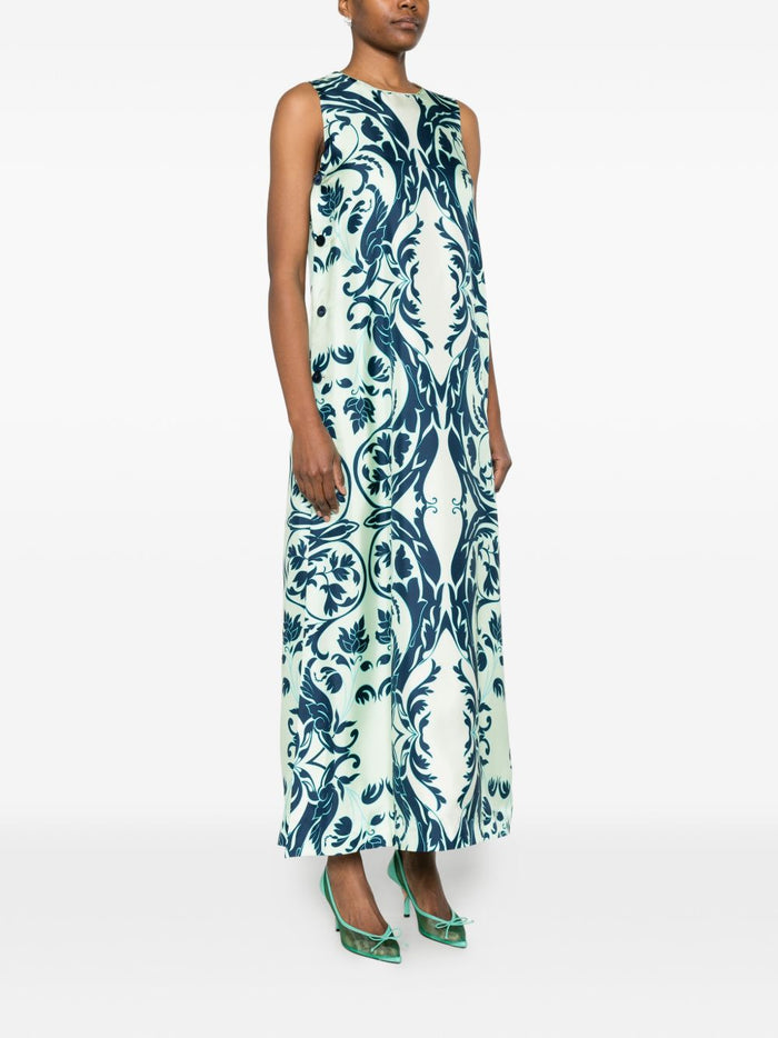 F.R.S . Dresses Blue Silk