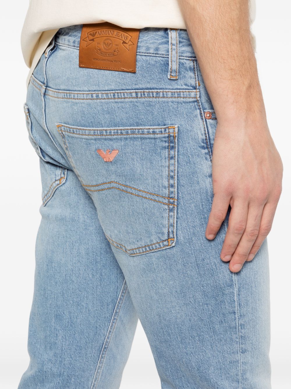 EMPORIO ARMANI CAPSULE Jeans Blue Elastane