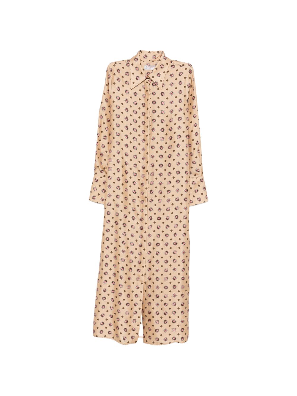 Alberto Biani Dresses Beige Silk