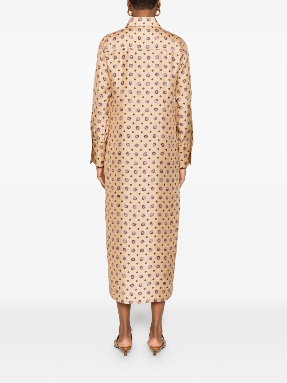 Alberto Biani Dresses Beige Silk