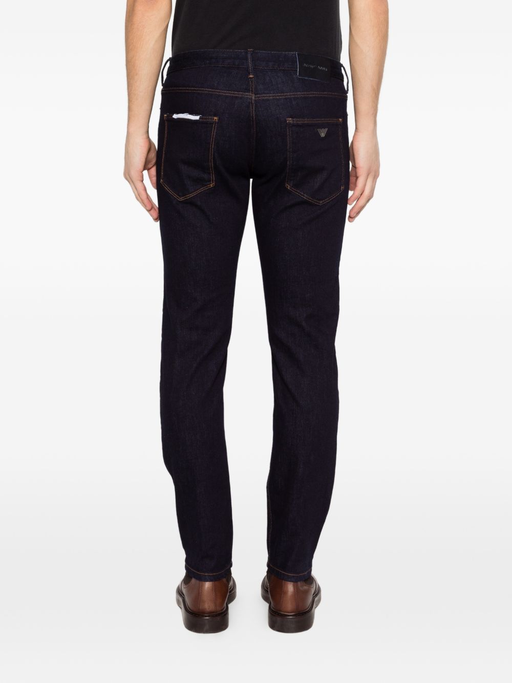 Emporio Armani Jeans Blue Elastane