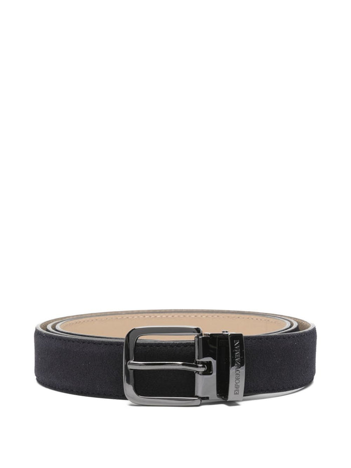 EMPORIO ARMANI EXCLUSIVE Belts Blue Bovine Leather