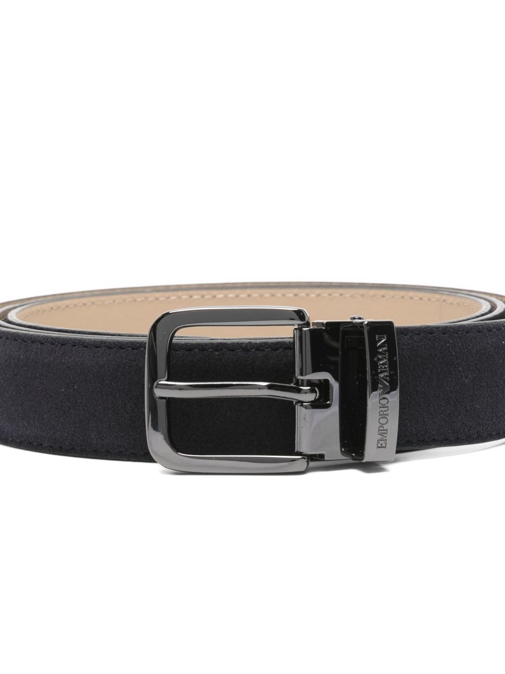 EMPORIO ARMANI EXCLUSIVE Belts Blue Bovine Leather