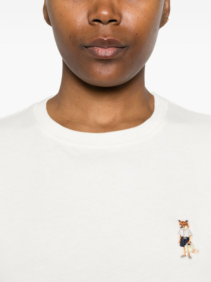 MAISON KITSUNE T-shirts and Polos Ivory Organic Cotton