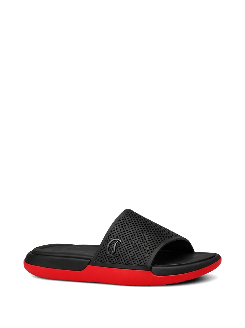 Christian Louboutin Sandals Black Rubber 100 %