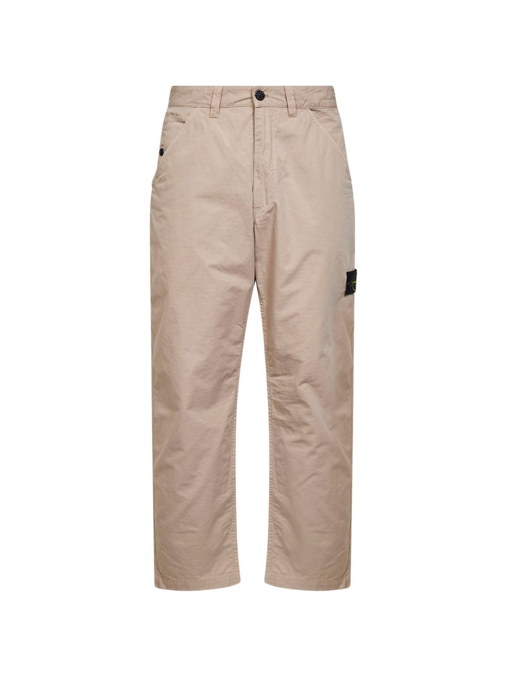 Stone Island Trousers Beige Cotone