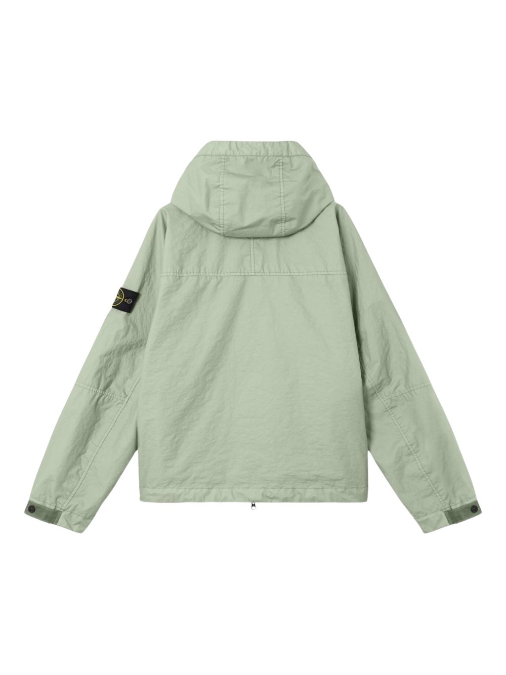 Stone Island Coats Green Resina Poliuretanica
