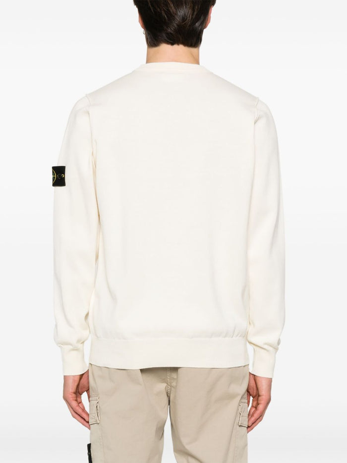Stone Island Sweaters Ivory Cotone