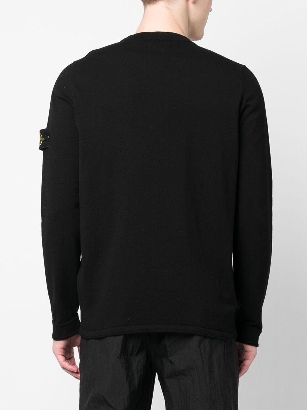 Stone Island Sweaters Black Cotone