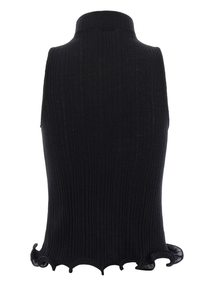 Fendi Top Black Polyester